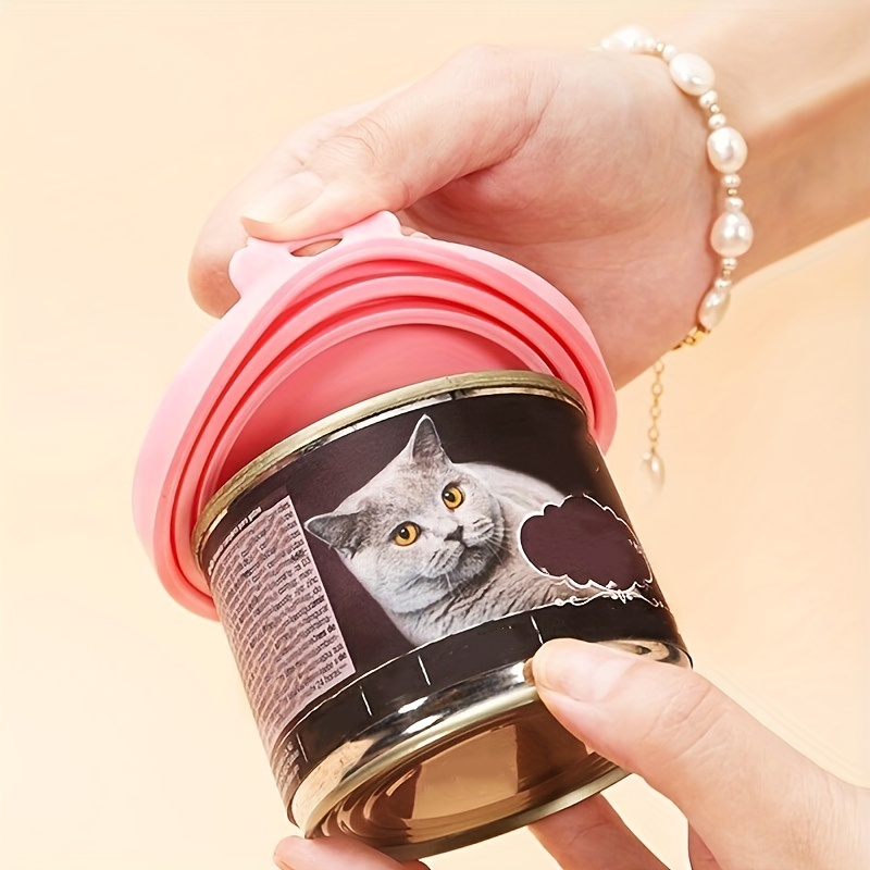 Okrugli silikonski poklopac za konzerve hrane za pse i mačke – nepropustan, lako čišćenje