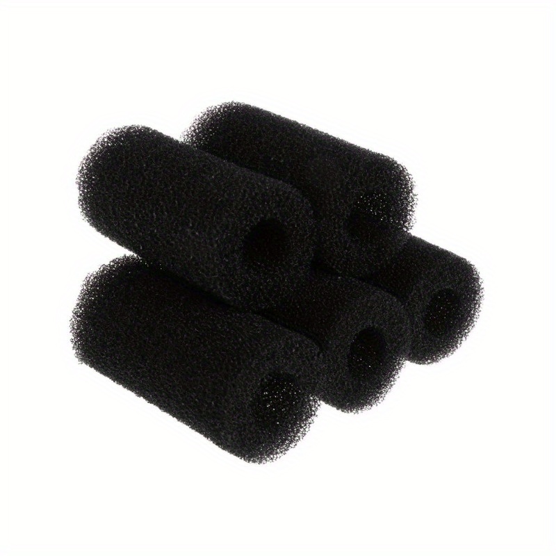 Set od 5 spužvi za filter akvarijuma – zaštita ulaza filtera, crne