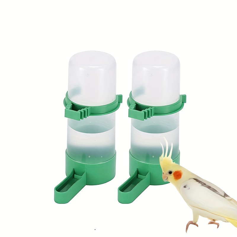 Set 2 automatske gravitacione pojilice za ptice 140 ml – bez prosipanja, izdržljiva plastika