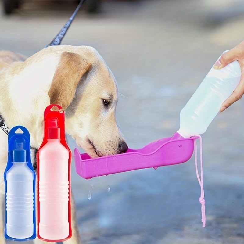 Sklopiva bočica za vodu za pse 250/500 ml – prenosiva plastična posuda za napajanje na otvorenom