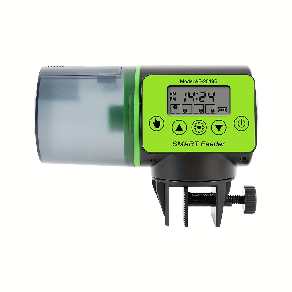 Automatska hranilica za ribe 200 ml – PVC, programirano doziranje za akvarijum