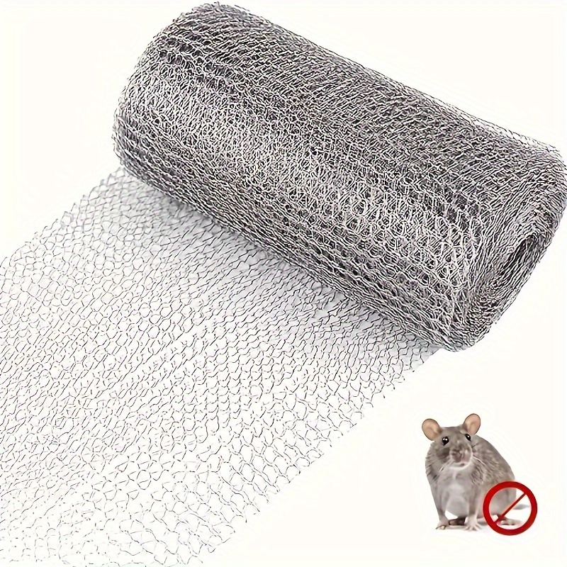 Mreža od nerđajućeg čelika protiv glodara 12,7 cm x 3 m – nehrđajuća zaštita vrta, bez struje