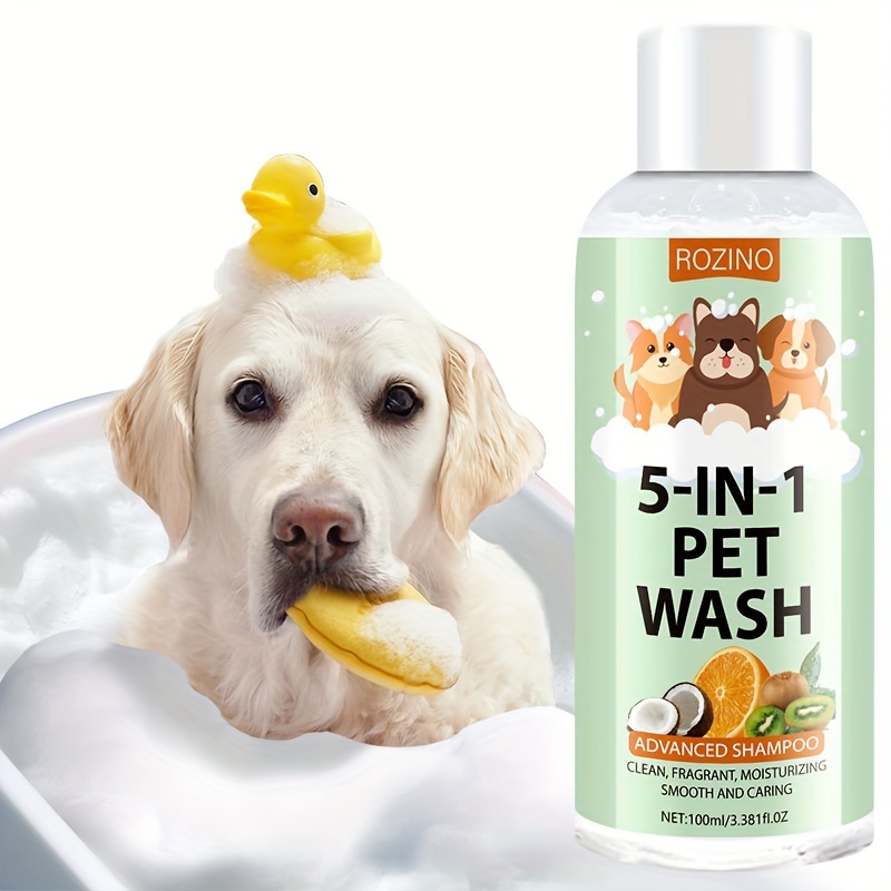 ROZINO 5-u-1 šampon i regenerator za pse i mačke 100 ml — dubinsko čišćenje i hidratacija