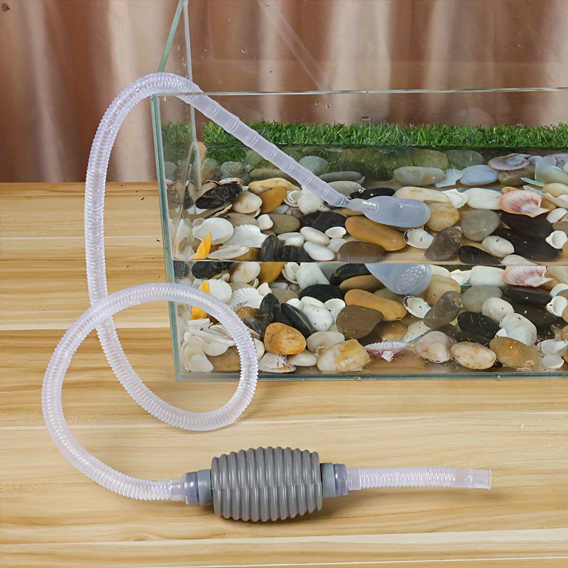 Ručni usisivač za akvarijum sa ventilom – lako menjanje vode i čišćenje šljunka, 150/170 cm